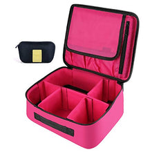 Carica l'immagine nel visualizzatore di Gallery, DIMJ Porta Trucchi da Viaggio, Borsa Trucco Professionale Beauty Case Rosa