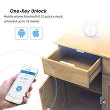 Carica l'immagine nel visualizzatore di Gallery, Kobwa Keyless cabinet Smart Lock, wireless Bluetooth invisibile antifurto... - Ilgrandebazar