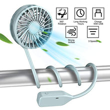 Carica l'immagine nel visualizzatore di Gallery, Babacom Ventilatore USB, Rumore Basso da Tavolo, 360° Rotazione...
