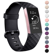 Carica l'immagine nel visualizzatore di Gallery, AK Cinturino per Fitbit Charge 3 Edizione Speciale S, 01 nero