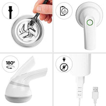 Carica l'immagine nel visualizzatore di Gallery, Duronic FS16USB Levapelucchi Elettrico Ricaricabile Portatile - Maniglia... - Ilgrandebazar