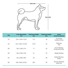 Carica l'immagine nel visualizzatore di Gallery, AmazonBasics - Gabbia in metallo pieghevole per cani, Portiera Doppia, 91 cm