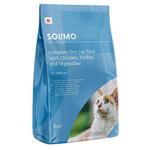 Carica l'immagine nel visualizzatore di Gallery, Marchio Amazon - Solimo Alimento secco completo per gatti adulti con 3 kg