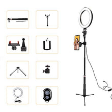 Carica l'immagine nel visualizzatore di Gallery, BLOOMWIN Luce ad Anello LED, 8" Ring Light Dimmerabile con Bastone Selfie...