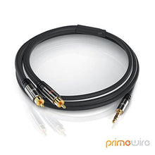 Carica l'immagine nel visualizzatore di Gallery, CSL-Computer Primewire - 1m Cavo Jack RCA Stereo a Y - 1 x 3,5mm e 1,0m