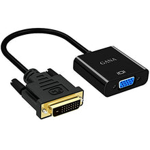 Carica l'immagine nel visualizzatore di Gallery, GANA Adattatore DVI a VGA Cavo Convertitore DVI-D a | 24+1 Supporto 60Hz...