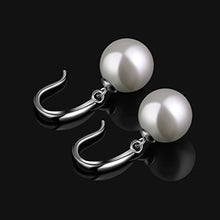 Carica l'immagine nel visualizzatore di Gallery, Orecchini di Perle Donna D.Perlla Argento Sterling 925 Bianco...