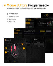 Carica l'immagine nel visualizzatore di Gallery, EasySMX Mouse da Gioco, V18 Ottico Programmabile Rosso