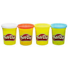 Carica l'immagine nel visualizzatore di Gallery, Play-Doh - 4 Vasetti Singoli, B5517EU4, Colori assortiti 4 - Ilgrandebazar