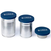 Carica l'immagine nel visualizzatore di Gallery, Bonza - Set di 2 coperchi universali in silicone per lattine cibo per...