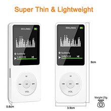 Carica l'immagine nel visualizzatore di Gallery, Lettore MP3, Musicale da 16GB per Sport e Bianco (non bluetooth)