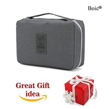 Carica l'immagine nel visualizzatore di Gallery, Beauty Case da Viaggio, Boic Borsa per Toilette Uomo e Donna, Trousse Nero - Ilgrandebazar