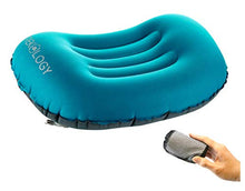 Carica l'immagine nel visualizzatore di Gallery, Trekology Cuscini Gonfiabili da Viaggio/Campeggio Blue - New Design