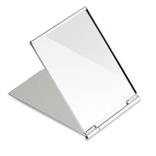 Carica l'immagine nel visualizzatore di Gallery, Piccolo specchio da viaggio pieghevole portatile, tascabile Silver