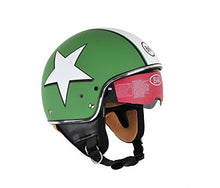 Carica l'immagine nel visualizzatore di Gallery, BHR 94190 Casco Uomo Pure, Star Verde, L (58 cm) L cm), Verde