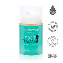 Carica l'immagine nel visualizzatore di Gallery, Simon &amp; Tom Crema Idratante per i Piedi con Olio di Argan, Tea Tree Oil e...