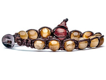 Carica l'immagine nel visualizzatore di Gallery, TAMASHII Bracciale Tibetano Buddista Occhio di Tigre BHS900-80 MainApps - Ilgrandebazar