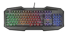 Carica l'immagine nel visualizzatore di Gallery, Trust Gaming GXT 830-RW Avonn Tastiera da Gioco Illuminata, Nero [Layout