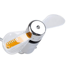 Carica l'immagine nel visualizzatore di Gallery, TRIXES Ventilatore Flessibile USB da Tavolo con Orologio