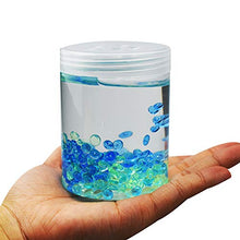 Carica l'immagine nel visualizzatore di Gallery, Swallowzy Crystal Slime Putty with Fishbowl Beads, 200ml Green+Light Blue - Ilgrandebazar