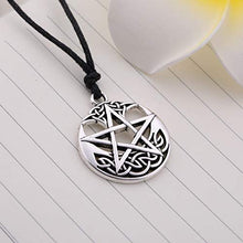 Carica l'immagine nel visualizzatore di Gallery, cooltime Vintage Pentacolo ebraico Talismano Silver-rope Chain - Ilgrandebazar