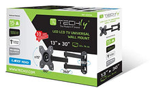 Carica l'immagine nel visualizzatore di Gallery, Techly 025336 Supporto a Muro per TV LED LCD 13-30" Full-Motion Nero - Ilgrandebazar