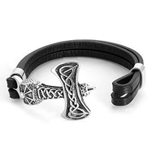 Carica l'immagine nel visualizzatore di Gallery, PiercingJak Mjölnir Thors Hammer - Bracciale da uomo in vera Martello #02. - Ilgrandebazar