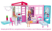 Carica l'immagine nel visualizzatore di Gallery, Barbie Loft con Bambola, Casa a 1 Piano, Portatile Piscina e Accessori,... - Ilgrandebazar