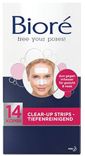 Carica l'immagine nel visualizzatore di Gallery, Bioré, Strisce adesive Clear Up, cerotti per il viso (14 strisce) e il... - Ilgrandebazar