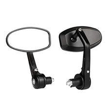 Carica l'immagine nel visualizzatore di Gallery, Yizhet 1 coppia Specchietti retrovisori moto nero Universali 7/8" 22mm... - Ilgrandebazar