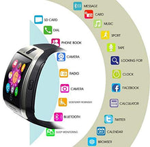 Carica l'immagine nel visualizzatore di Gallery, Bluetooth Smartwatch orologio da polso supporto NFC fotocamera TF Card Smart... - Ilgrandebazar