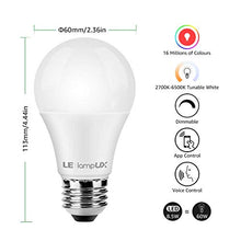 Carica l'immagine nel visualizzatore di Gallery, LE Lampadina Intelligente WiFi LED E27, 8.5W (=60W), Smart Lampadine... - Ilgrandebazar