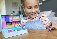 Carica l'immagine nel visualizzatore di Gallery, Polly Pocket Scuola, Playset con Due Bambole e Accessori, Giocattolo per... - Ilgrandebazar