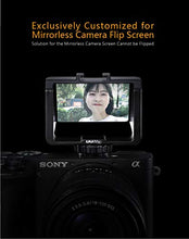 Carica l'immagine nel visualizzatore di Gallery, Vlog Selfie Flip Screen Schermo V-log per fotocamera, slitte microfono o...