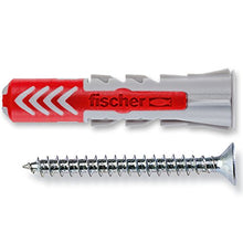 Carica l'immagine nel visualizzatore di Gallery, Fischer 50 Tasselli Duopower con Vite, 6 x 30 mm, per Muro pieno, 6 x 30 mm - Ilgrandebazar