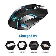 Carica l'immagine nel visualizzatore di Gallery, TENMOS X96 Ricaricabile Wireless Gaming Mouse, Ottico Retroilluminato Mouse...