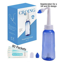 Carica l'immagine nel visualizzatore di Gallery, CROING - 300ml Bottiglia + 80 Pacchetto di Sale - neti pot - Irrigatore... - Ilgrandebazar