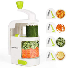 Carica l'immagine nel visualizzatore di Gallery, Sedhoom spiralizzatore/Affettatrice di verdure verticale con 4 lame per... - Ilgrandebazar