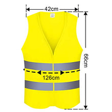 Carica l'immagine nel visualizzatore di Gallery, Giacche e Gilet Alta visibilità,2 Pezzi EN 471Gilet/Giubbotto di Sicurezza...