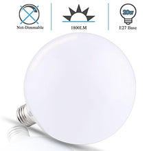 Carica l'immagine nel visualizzatore di Gallery, Lampada LED Globe, 20W (corrispondente a 140W), LOHAS E27 2 Pack - Ilgrandebazar