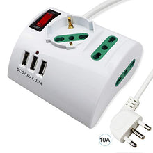 Carica l'immagine nel visualizzatore di Gallery, Extrastar Multipresa da Scrivania/Tavolo con Presa 3 Prese -3 USB
