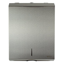 Carica l'immagine nel visualizzatore di Gallery, Mosa - Dispenser per asciugamani in acciaio inox spazzolato 201. Supporto L