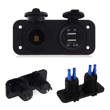 Carica l'immagine nel visualizzatore di Gallery, Gobesty Accendino per Auto Doppia USB, Adattatore accendisigari con 2...