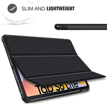 Carica l'immagine nel visualizzatore di Gallery, IVSO Custodia Cover per Samsung Galaxy Tab S6 Lite, Slim Smart Nero