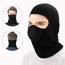 Carica l'immagine nel visualizzatore di Gallery, Dafunna Passamontagna Maschera da Sci Traspirante di Cotone Balaclava ANERO - Ilgrandebazar