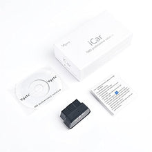 Carica l'immagine nel visualizzatore di Gallery, vgate Nero Bluetooth3.0 iCar 2 Bluetooth, Schwarz/Schwarz