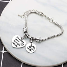Carica l'immagine nel visualizzatore di Gallery, Angelra Bracciale da Donna con Ciondolo In Acciaio,"Chi Semina Amore... - Ilgrandebazar