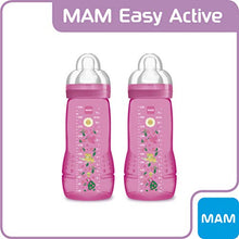 Carica l'immagine nel visualizzatore di Gallery, MAM ZEDMM902F Easy Active, Set 2 Biberon con tettarella flusso rapido,...