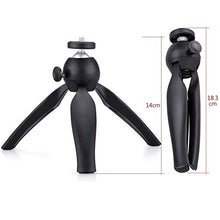 Carica l'immagine nel visualizzatore di Gallery, Mini treppiede con supporto per cellulare, rotazione a 360°, Rosso