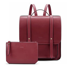 Carica l'immagine nel visualizzatore di Gallery, ECOSUSI Borsa Messenger Donna Laptop in PU Pelle Morbido Borsa...